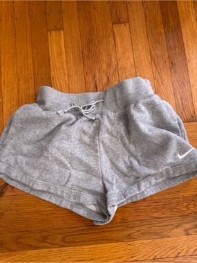 Nike Women’s Gray Drawstring Sweat Shorts